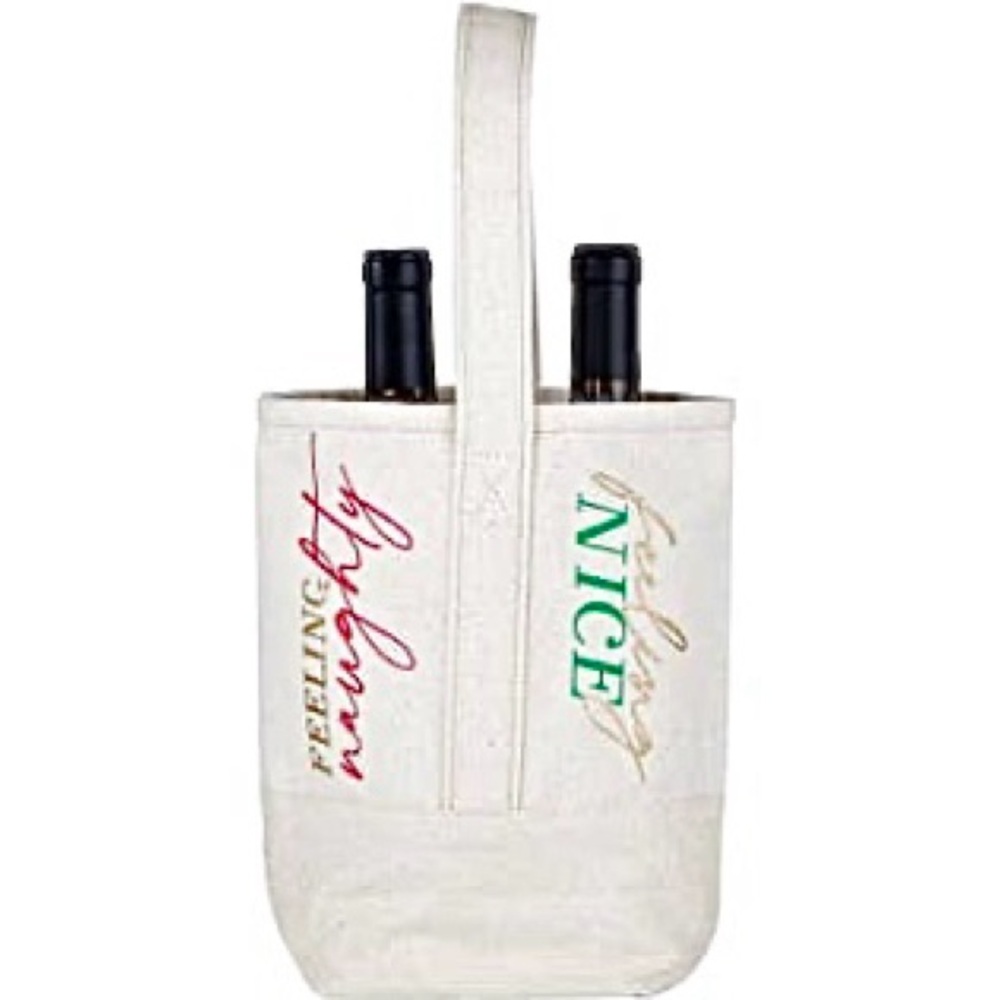 Feeling Naughty Feeling Nice Double Wine Tote